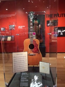 Eric Andersen's Hummingbird Gibson, courtesy of Sari Andersen. Thirsty Boots sheet music, courtesy of Carol Rothman. Handwritten Thirsty Boots lyrics, courtesy of Eric Andersen.