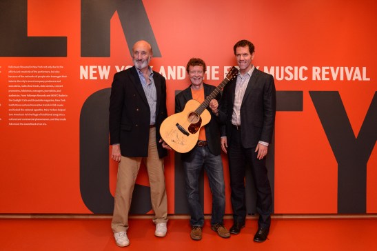Noel Paul Stookey (of Peter, Paul & Mary) with Christian Frederick Martin IV (of C. F. Martin & Co.) and Stephen Petrus