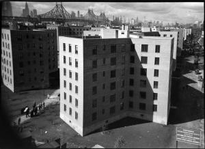 Wurts Bros. (New York, N.Y.), [Queensbridge Houses with Midtown Manhattan in the distance.], 1939. Museum of the City of New York. X2010.7.1.16656