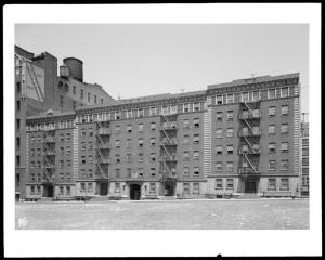 Wurts Bros. (New York, N.Y.), 235-247 West 63rd Street. Phipps Houses, 1944. Museum of the City of New York. X2010.7.1.8533