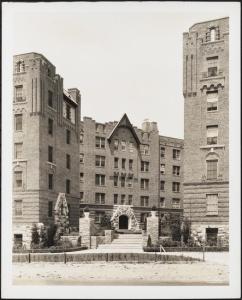 Wurts Bros. (New York, N.Y.), Sedgwick Avenue and Gun Hill Road. Amalgamated Clothing Workers Apartments, 1929. Museum of the City of New York. X2010.7.2.3463