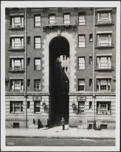 Phipps Residences. Detail of one arch, 331 East 31st Street