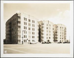Wurts Bros. (New York, N.Y.), 750 Grand Concourse. Apartment building, 1938. Museum of the City of New York. X2010.7.2.7586