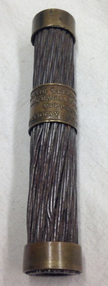 Souvenir of leftover Atlantic Telegraph Cable, 1858, in the Collection on Civic Events. Museum of the City of New York, 81.58.1.