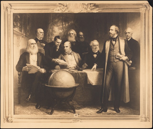 Daniel Huntington (1788-1858). The Atlantic Cable Projectors, ca. 1850. Museum of the City of New York, F2012.58.489.