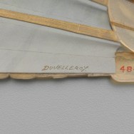 Folding fan with painted irises by Duvelleroy and Louis Billotey (1883-1940), ca. 1905. Museum of the City of New York, 48.314.14.