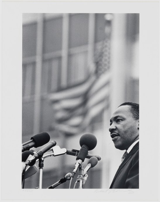 Benedict J. Fernandez, untitled [Dr. Martin Luther King, Jr.], April 15, 1967. Museum of the City of New York, 99.150.3.