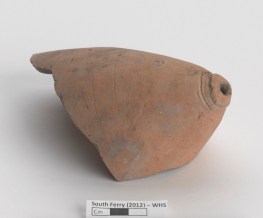 Base of a sugar mold. Image courtesy of the Museum of the City of New York.