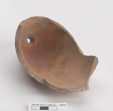 Base of a sugar mold. Image courtesy of the Museum of the City of New York.