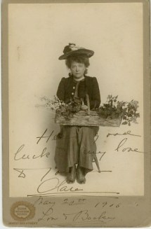 Burr McIntosh. Clara Bloodgood. ca. 1905. Museum of the City of New York. Collection on cabinet cards.
