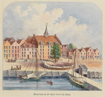 Stadthuys of New York in 1679.