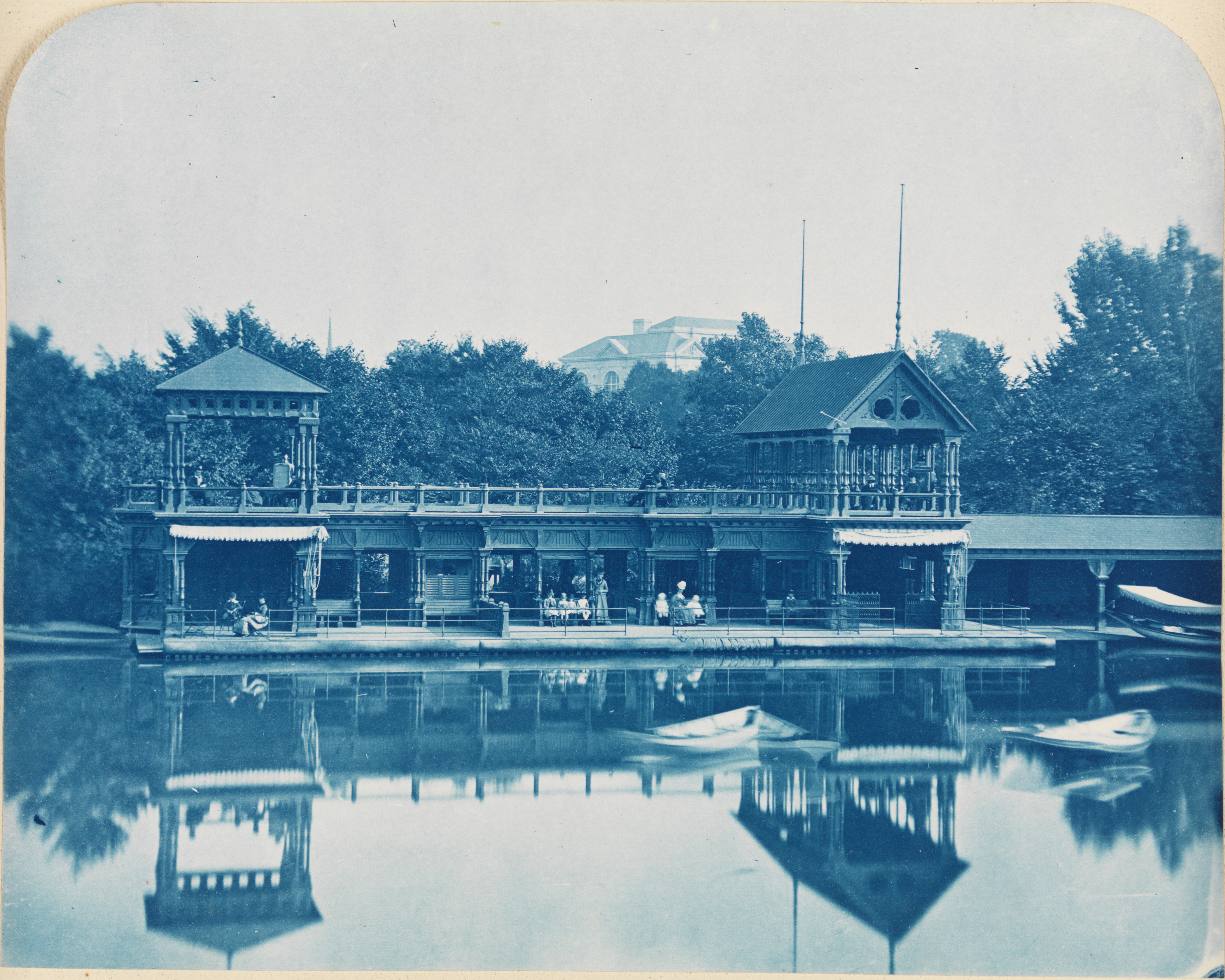 [Boat House, Central Park.]