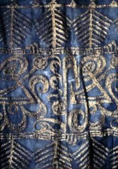 Paul Poiret (1879-1944). Inset of textile from "Walls of Troy" evening dress, ca. 1925. Museum of the City of New York, 54.108.6AB.