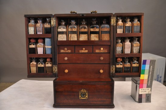 Reese’s Medical Hall, London. Reese’s Universal Dispensary, ca. 1814 (following conservation). Museum of the City of New York, 41.304.4.