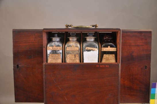 Reese’s Medical Hall, London. Reese’s Universal Dispensary, ca. 1814 (detail of rear panel). Museum of the City of New York, 41.304.4.