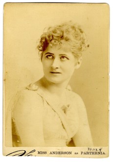 Sarony. [Mary Anderson]. ca. 1880. Museum of the City of New York. 31.112.4