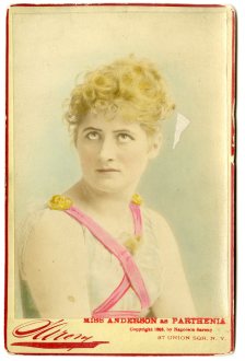 Sarony. [Mary Anderson]. ca. 1880. Museum of the City of New York. 36.440.1043