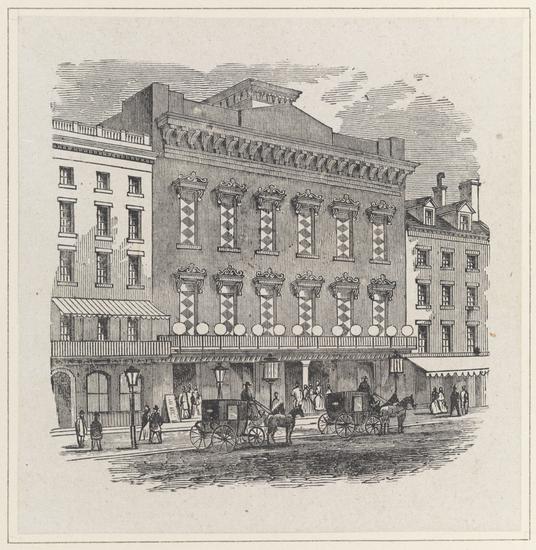 Engraving. [Niblo's Garden.] ca. 1865. Museum of the City of New York. 29.100.850.