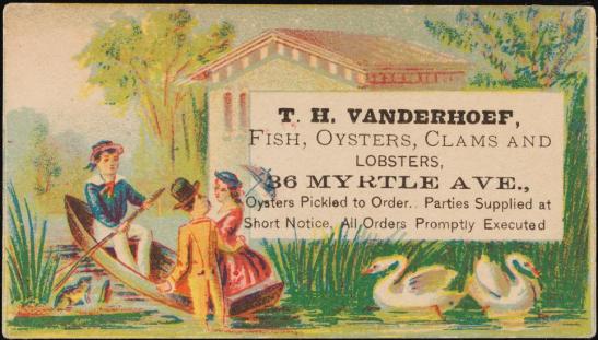 T. H. Vanderhoef, Fish, Oysters, Clams and Lobsters, 1870-1900. Museum of the City of New York, F2012.99.916.