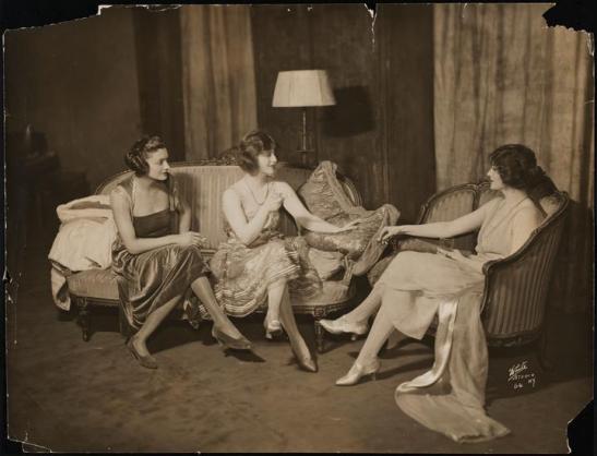 White Studio (New York, N.Y.) [Katharine Cornell as Eileen Baxter-Jones, Francine Larrimore as Theodora Gloucester and Tallulah Bankhead as Hallie Livingston in Nice People.] 1921. Museum of the City of New York. 48.210.1413.