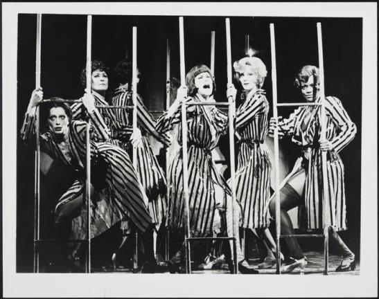 Unknown. [The six merry murderess, Velma and the Girls performing “Cell Block Tango” in Chicago.] 1975. Museum of the City of New York. 75.166.7
