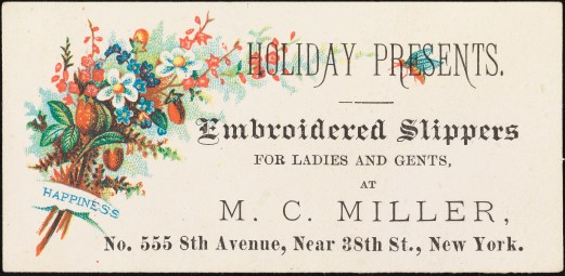 M.C. Miller. ca. 1880. Museum of the City of New York. 40.275.209
