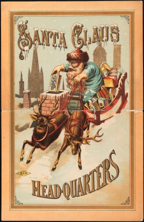 Santa Claus Head-Quarters. 1886. Museum of the City of New York. 43.425.10