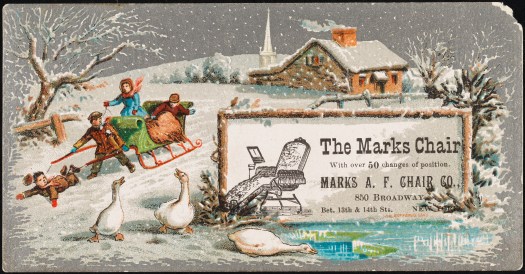 Marks A.F. Chair Co. ca. 1881. Museum of the City of New York. F2012.99.260