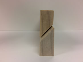 cleats Wooden hanging cleat. Photo by the author for the Museum of the City of New York.